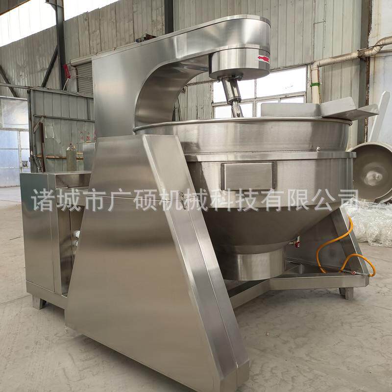 味酱酱料搅EMU拌炒制 设备螺蛳粉料自动炒料机 小龙虾酱调料炒锅