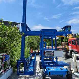 405桥检车桥梁吊底部施工外检侧梁底修台车篮26度0旋转