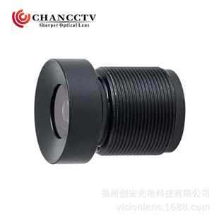 VISIONLESN6m1 m2脸.6237F2.8低畸变镜头IR850用于人识别自动驾驶