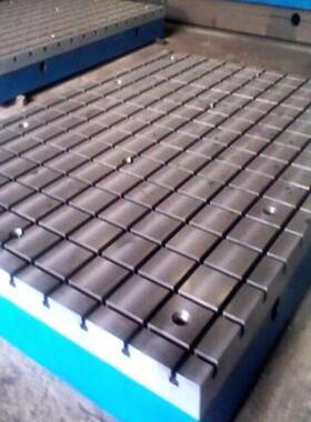 铸铁量测线平台焊接划研磨T型槽GXM平板配移动支架装钳工工作台