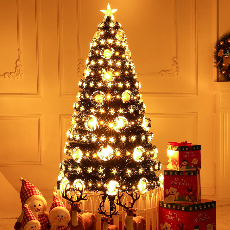 圣诞树装饰品发光摆件豪华圣诞树