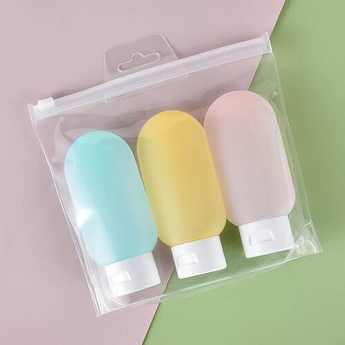 Portable travel lotion dispensing bottles, skincare and cosm