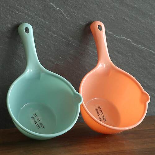 Thickened Plastic Water Ladle, Long-Handle Kitchen Scoop, Ba