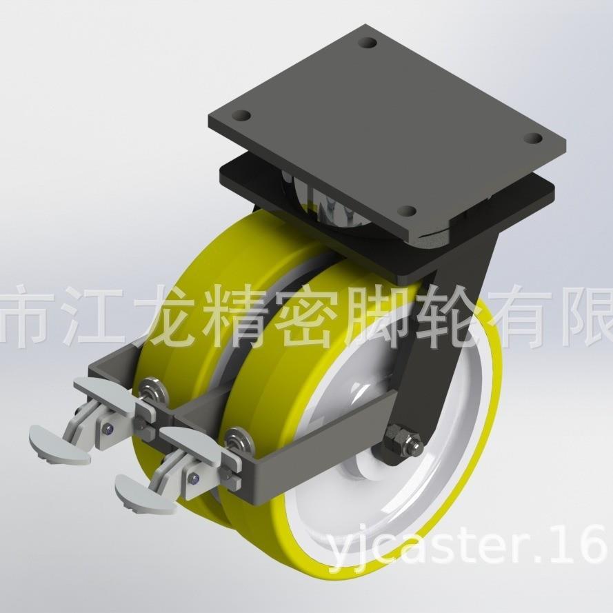 超重K896吨万轮向轮聚氨超重型双排轮超重精密脚江型龙酯集装箱脚