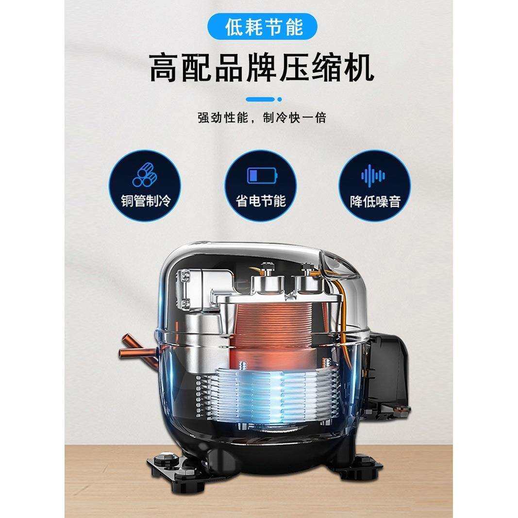 四门冰箱商用立式双温四开门玻璃门保鲜柜冷藏冷冻厨房六门大冰柜