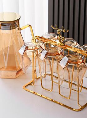 现代简约家客用餐厅水凉水厅壶套装G5114高颜值大容量钻石具冷水