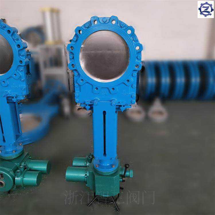 智工 电动双向密封刀闸阀ZGLP973FX-10C DN300 零泄漏闸阀 插板阀
