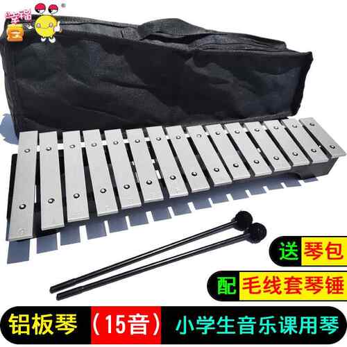 正品学校1音钢琴小学生铝板钢琴音教具25音木琴铁乐钢琴金属钢琴