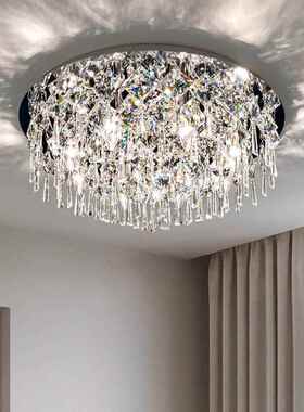 具现代简约灯轻客厅灯led顶灯吸创意水晶65356灯主卧室灯2025年奢