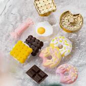 奶糖 新品 饼干 甜甜圈 火漆印章黄铜章头 吃货甜品系列