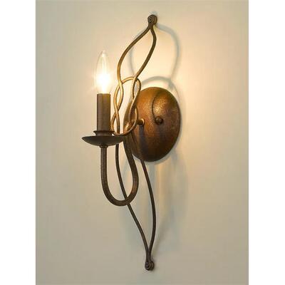 美式复古铁艺卧室床头客厅书房餐厅楼梯背景墙头怀旧壁灯