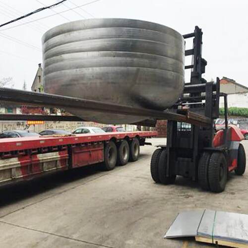 304不锈钢椭圆封头工业容器冲压管帽焊接大口径锅炉平底碟形封头