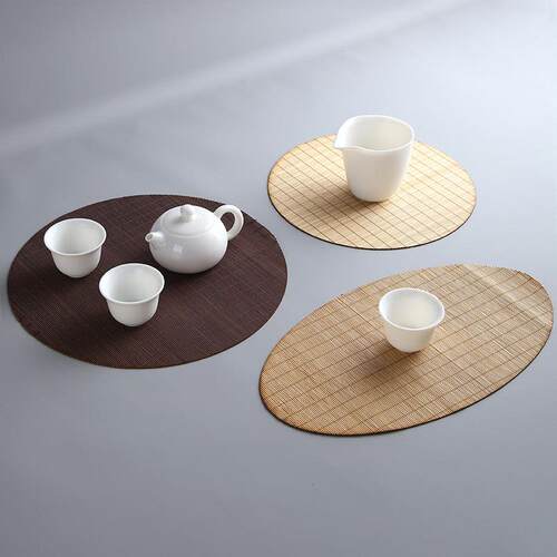 采购产品茶垫，茶垫，茶帘，圆形椭圆形竹垫，竹帘，茶竹垫，隔热