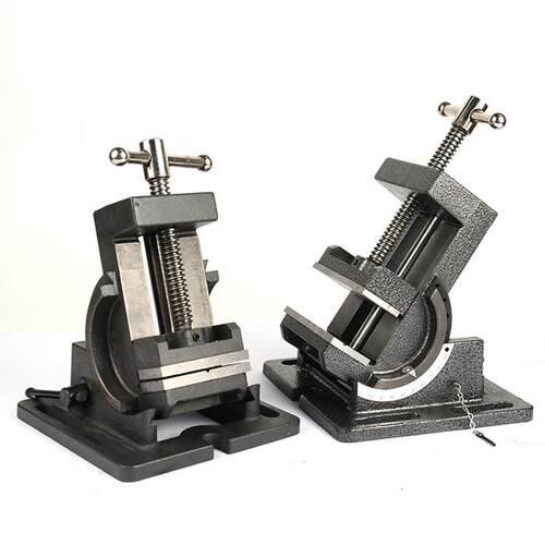 厂家供应3寸4寸可倾导杆式平口钳0-90度角度倾斜式虎钳 可倾夹具