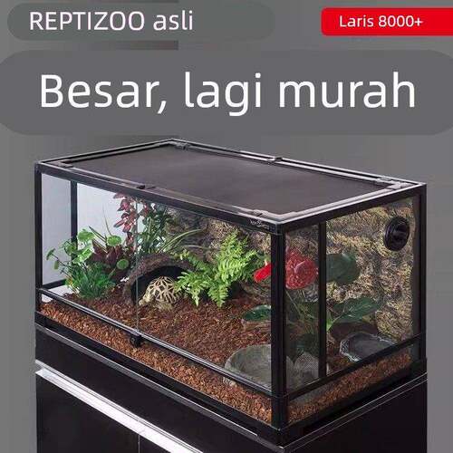 新派宠物reptizoo守宫玻璃爬缸爬虫箱陆龟饲养箱爬宠变色龙蜥蜴