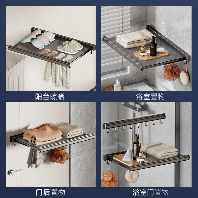 窗户阳台鞋架网供应收缩置伸缩隐形晾衣架晒物晾晒厂家折叠鞋子