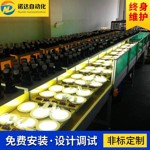 老化线面板灯老化线 电子生产线 面板灯灯具自动老化检测线产品