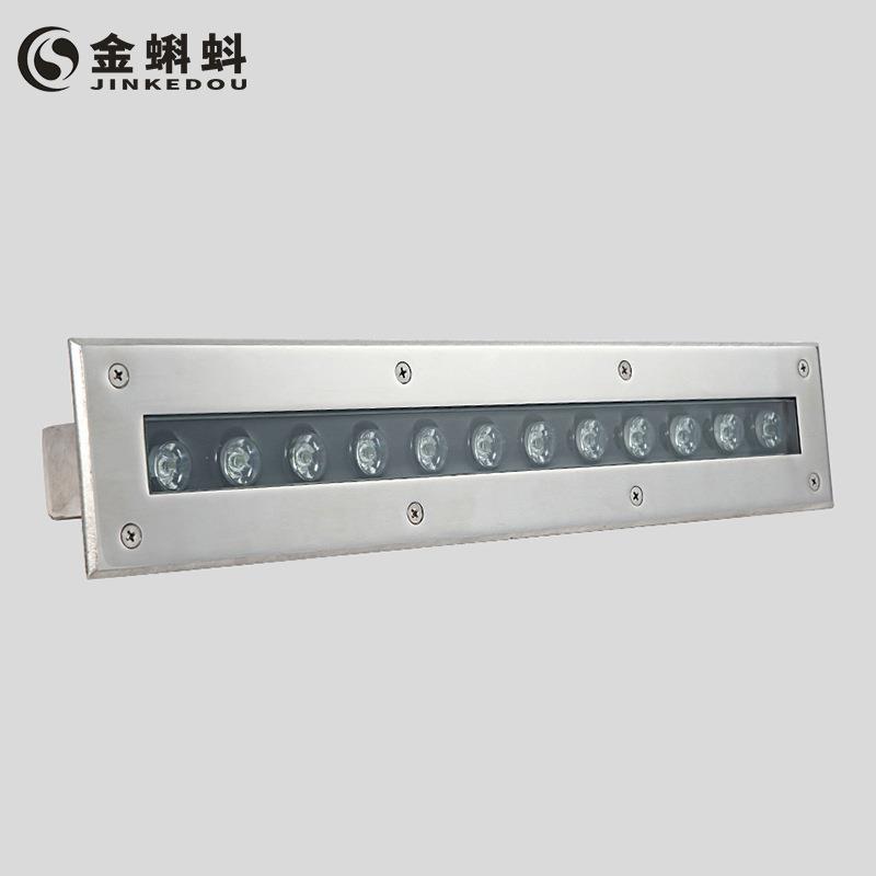 LED长方形地埋灯 12W18W水下地埋灯全不锈钢水下灯嵌入式防水埋地