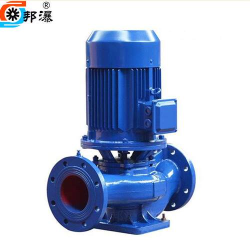 单级管道离心泵 清水增压泵 ISG80-160IA 加压泵 立式清水泵