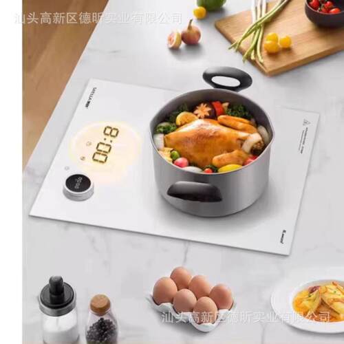 德昕TS-30B04纯白色嵌入式单灶电磁炉家用款3000W大功率爆炒单头