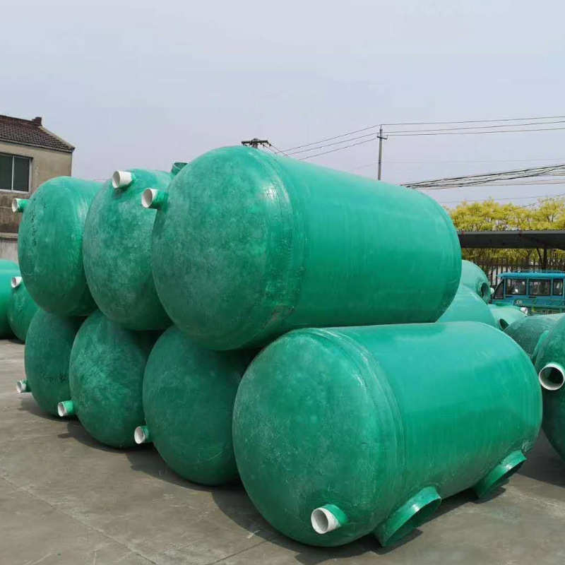 玻璃钢三格化粪池新农村厕所改造家用化粪池 消防水罐隔油池