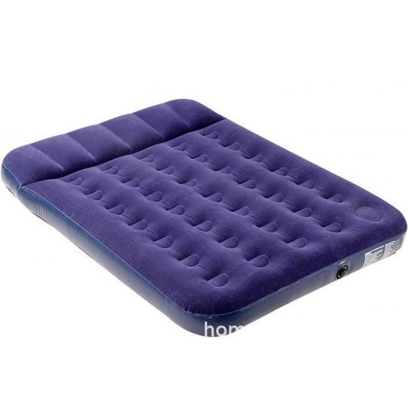 厂家单双人加厚植绒床垫家用充气床垫车载户外露营野营气垫床折叠
