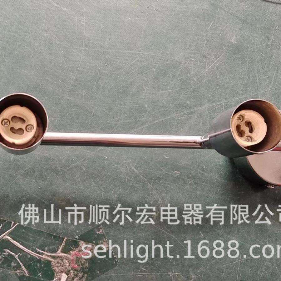 厂家供应电镀四头GU10吸顶支架万向可调灯架吸顶可旋转自由调整