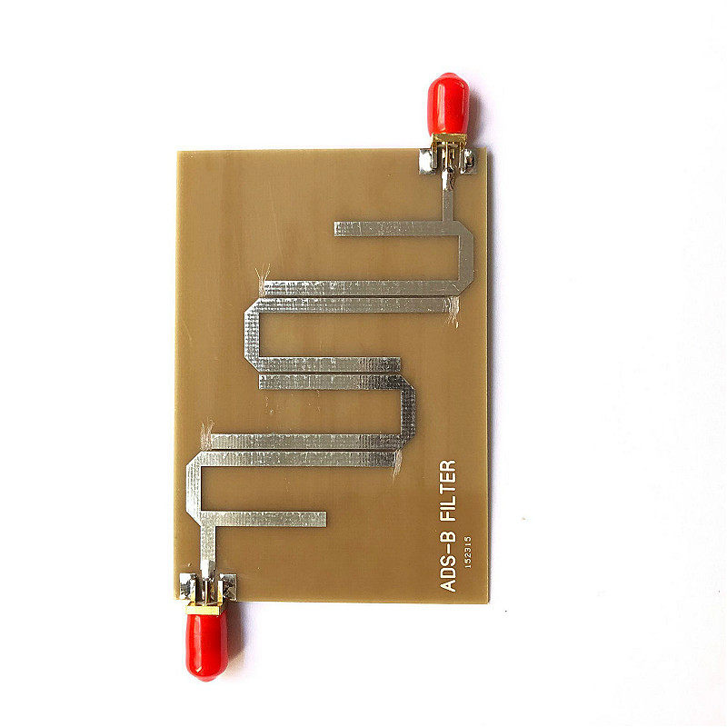 自制ADS-B 微带 带通滤波器Filter1-1.2GHZ改善ADSB信号频率接收