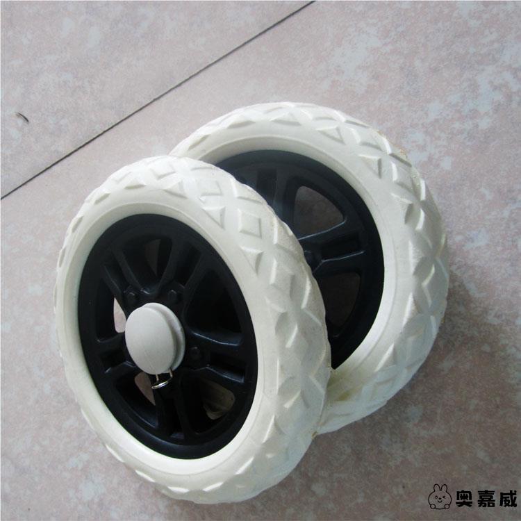 卡扣轮轱辘车轮子配件手拉车购物静音轮拖车小车车推车买菜拉车