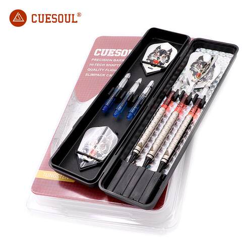 CUESOUL/Q獣18克钨钢镖软式飞镖比赛级飞镖针软式飞镖