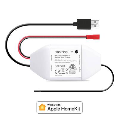 HomeKit 智能车库门卷帘门开关智慧电机通断器Siri声控遥控家用