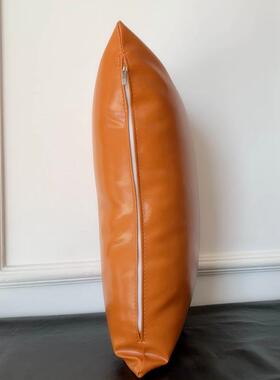 酒吧皮抱汽车腰/沙F96J88SH发垫皮套网吧休闲吧K靠TV办公枕室椅子