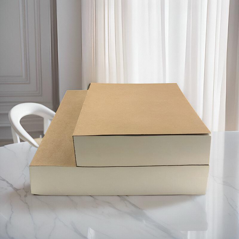 a3超大超厚笔记本1000页加厚本子记账本牛皮纸日记a4记事空白竖版