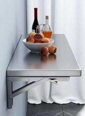 一层物厨用房不锈钢折叠壁挂收纳整理墙架上打孔上墙置架家100107