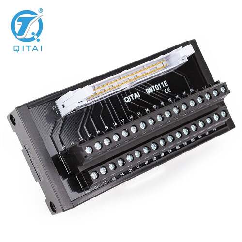32位qitai端子台通用QMT011E电源滤波器保险端子台牛角座