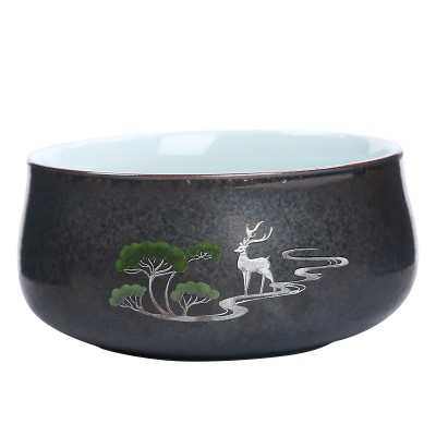 洗洗茶碗汝窑茶具茶盆配件大号彩陶洗茶杯瓷收纳功夫珐琅茶笔洗,餐饮具,茶具架,淘宝优惠券,粉丝福利购,淘宝优惠卷