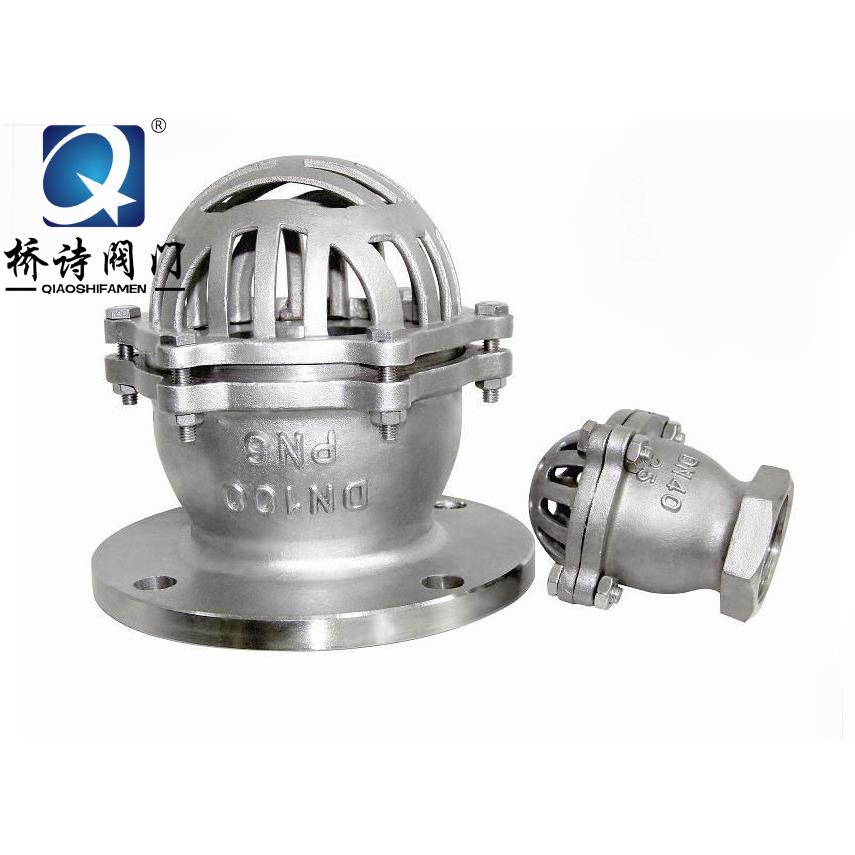 底阀04不锈钢底阀法兰底阀丝扣底阀DN50DN100寸4寸