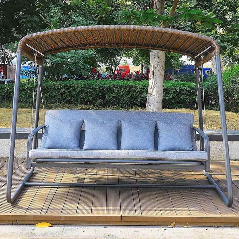 秋千户外院摇椅防带顶躺椅沙发MDB-4160秋阳台庭花园吊椅千防水晒