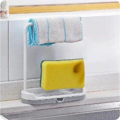 Countertop Storage Rack Kitchen Washcloth Drain Rack Punch