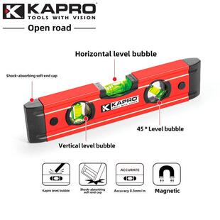 开普路迷你水平尺高精度小型平水尺强磁家插座平衡测量水平仪779T