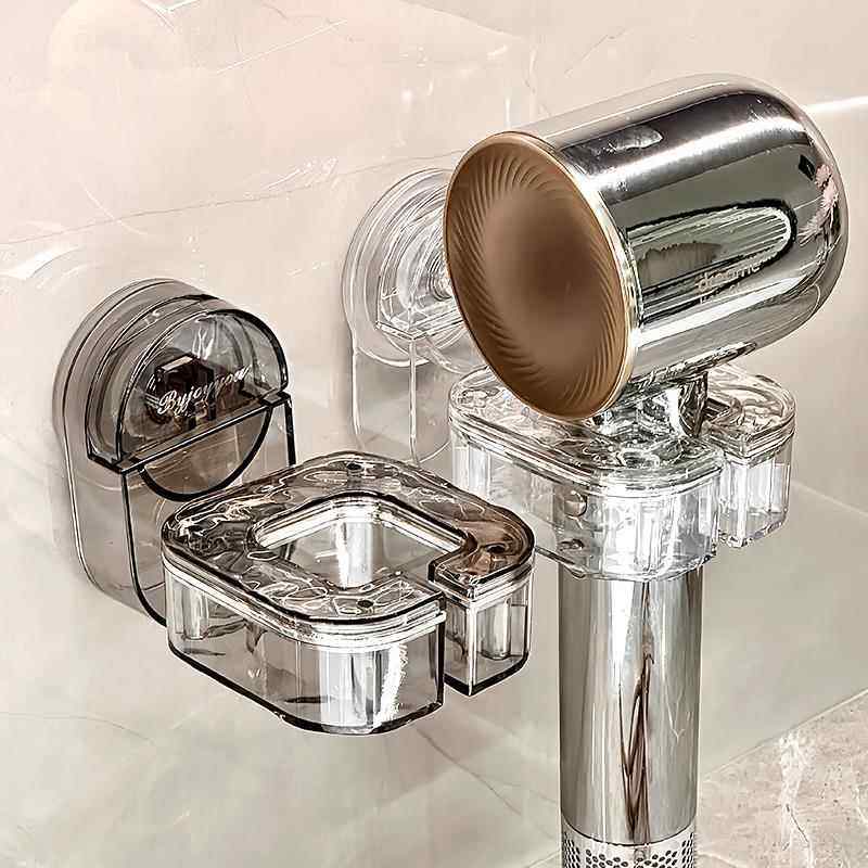 卫生间懒人吹风机支架免打孔壁挂吸盘式旋转电吹风筒收纳挂架神器,家庭/个人清洁工具,吹风机置物架,淘宝优惠券,粉丝福利购,淘宝优惠卷