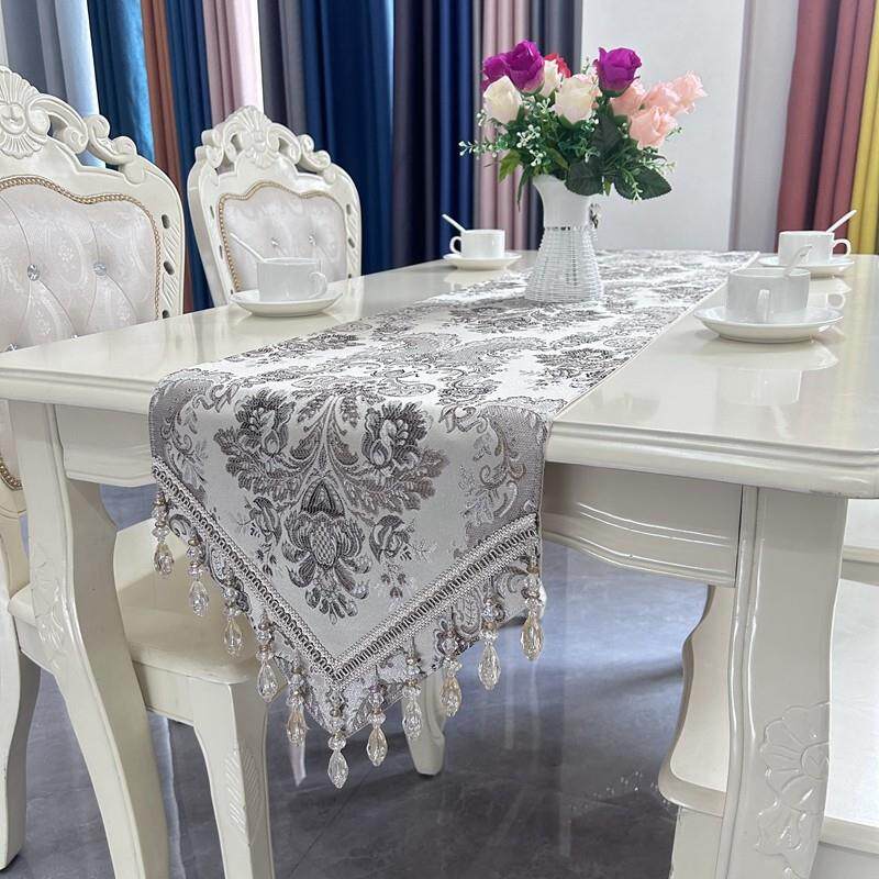 欧式桌旗餐桌布茶几旗现代简约床旗床头柜欧美风电视柜餐柜盖布