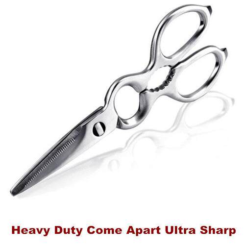 Kitchen Forged Scissors Shears Bone Cutting Come Apart