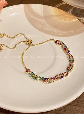 ins韩国复古珍珠手链高级手链