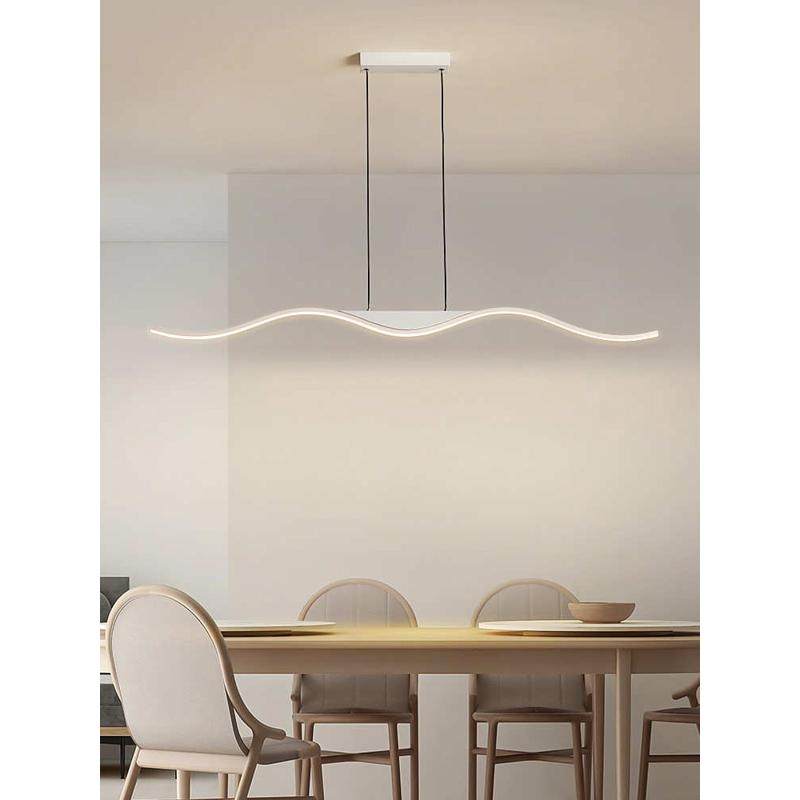 极简一字餐厅吊灯设计师2025年新款广东中山长条餐桌饭厅吧台灯具,家装灯饰光源,客厅吊灯,淘宝优惠券,粉丝福利购,淘宝优惠卷