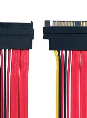 SFF-8482 公对母延长线 SAS 29P服务器硬盘面板背板转接延长线