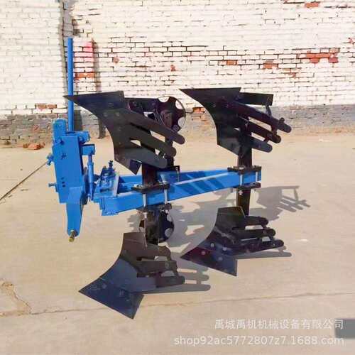 小四轮手动翻转犁220机械翻转犁20-40马力配套两铧犁