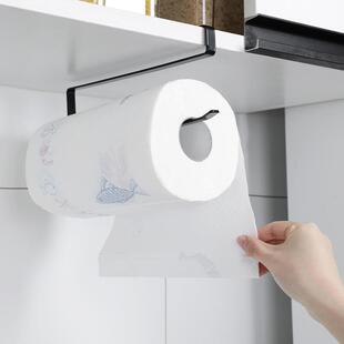 Wall cabinet rack holder towel roll kitchen mounted paper