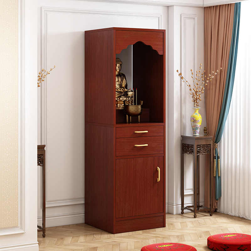 佛柜家用佛龛佛台香案供台带门立柜简约现代观音财神爷神台供奉桌