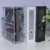 新款 mini超薄超小便携超强镂空散热ITX显卡直插背插HTPC电脑主机